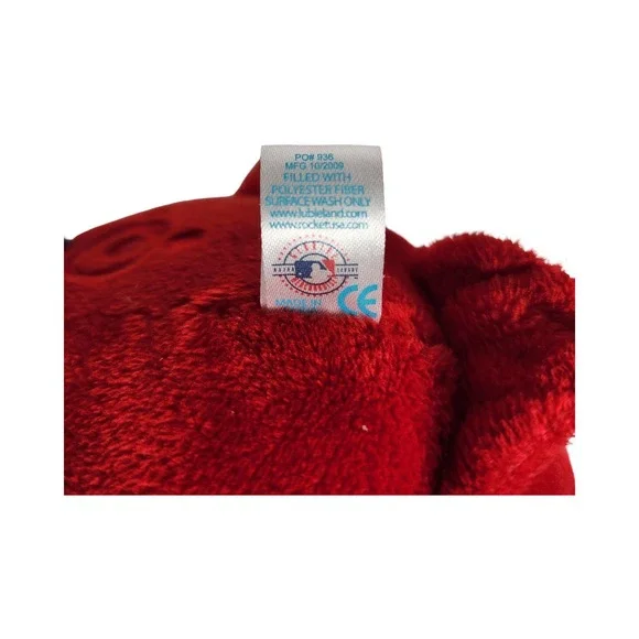 St Louis Cardinals MLB Plush Bird Mascot Red Round Rocket USA 2009 STL Logo 5.5" - Picture 7 of 7